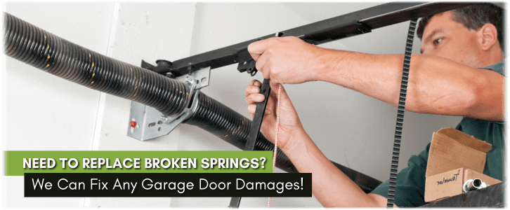 Broken Garage Door Spring Allendale NJ